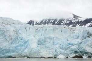 Video Projected on Glacier Beckons Worldwide Climate Action