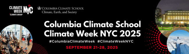 Banner: Climate Week NYC 2025, September 21-28, 2025