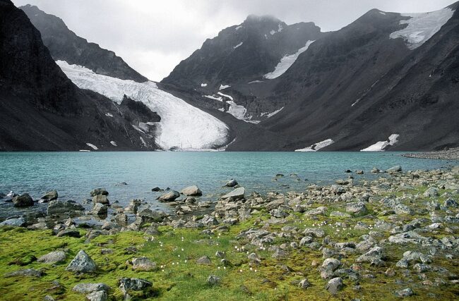 Glacier in Sweden