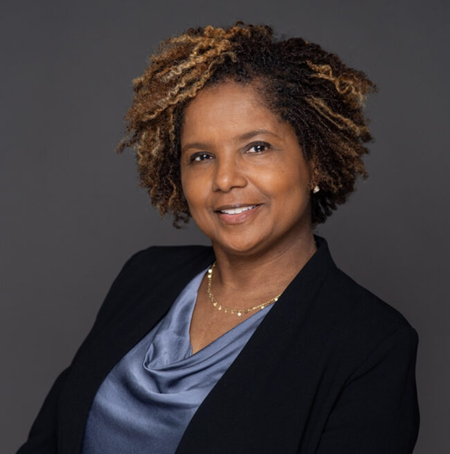 A headshot of Sheila Foster
