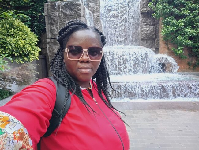 A selfie by Das Dores Ngueussie Ngamini