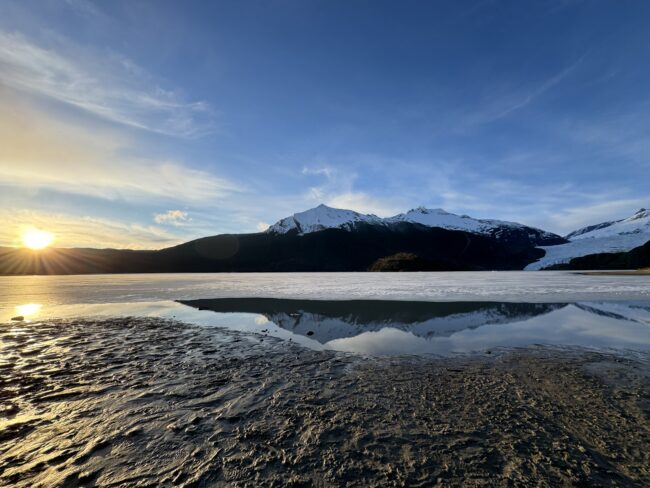 Mendenhall Glacier, Tongas National Forest, Alaska. (Rebecca May, NCDP)
