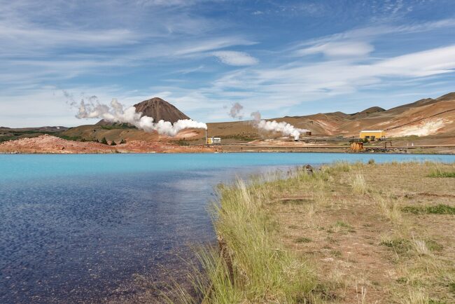 Geothermal power station in Iceland