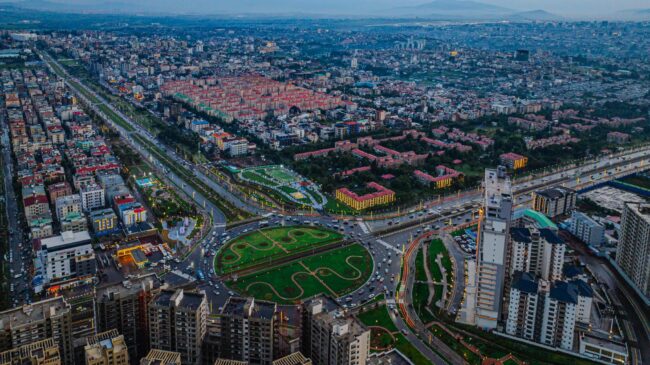 Addis Ababa sky view