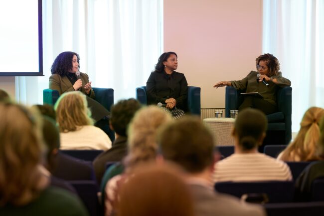 A panel at the Savoy Club 