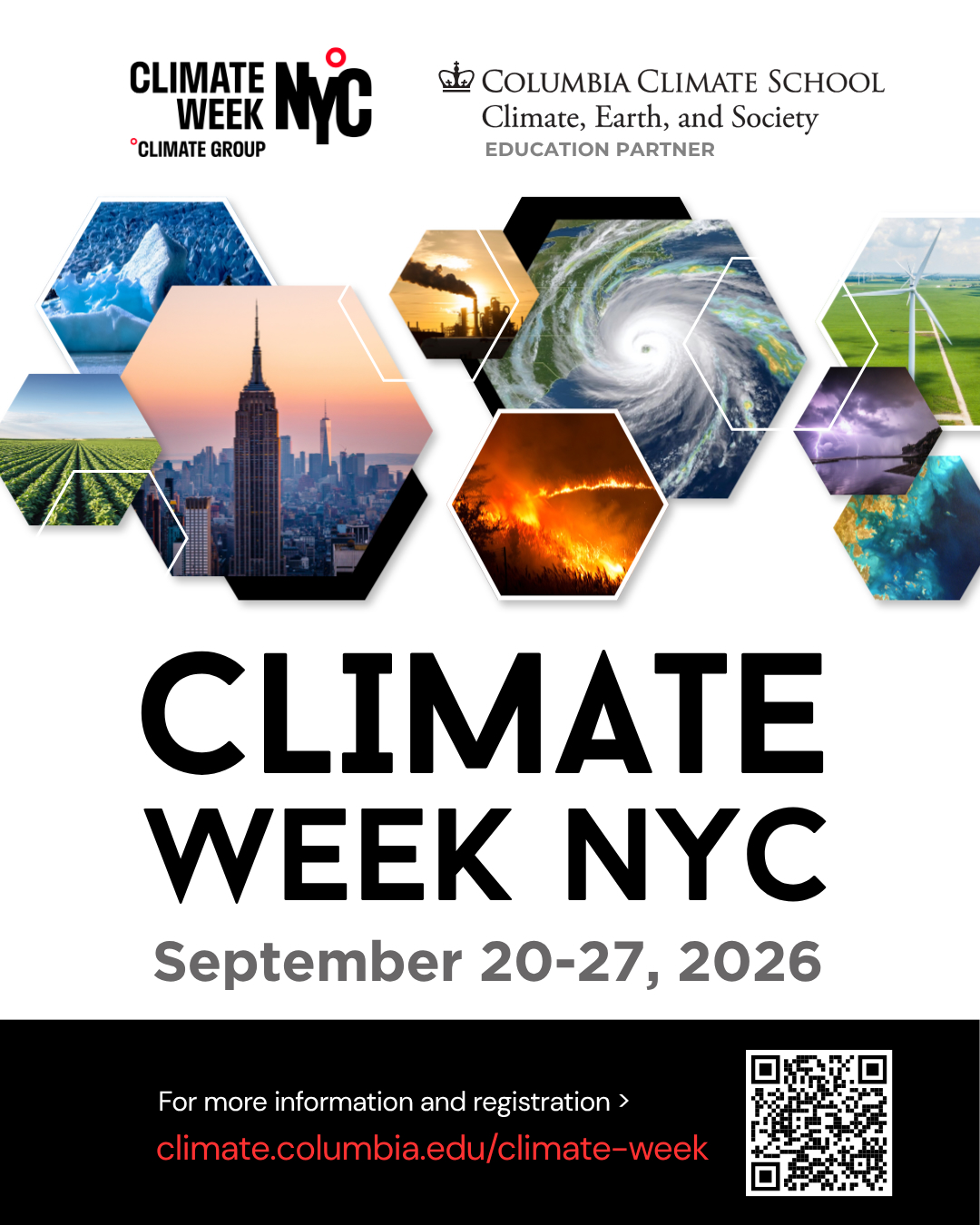 Join Columbia Climate School at Climate Week 2026