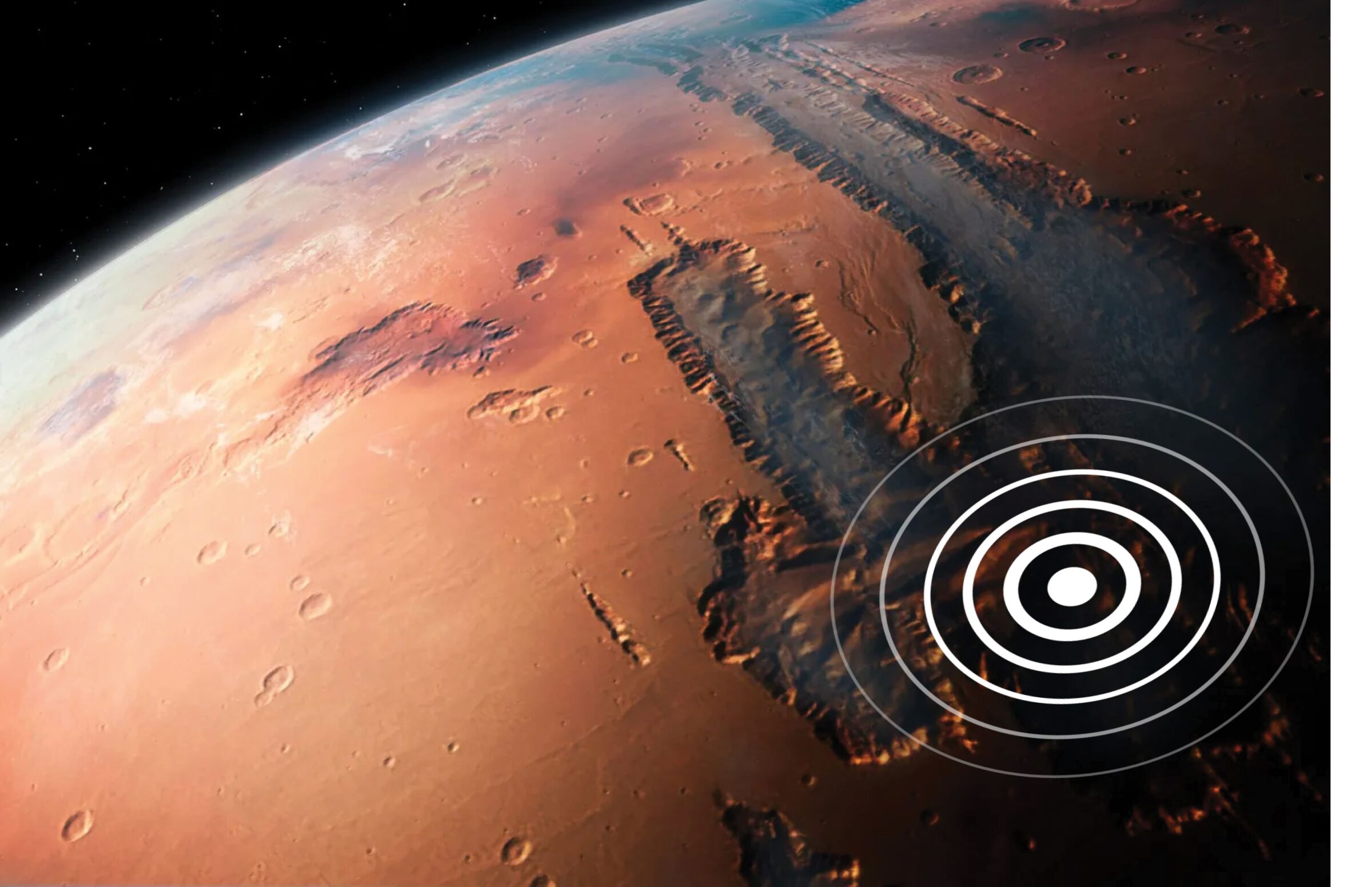 Giant Canyon on Mars Is Still Tectonically Active Today